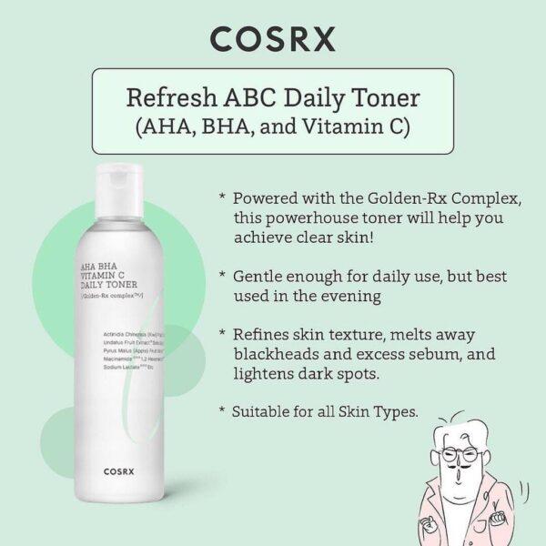 Cosrx Refresh AHA BHA Vitamin C Daily Toner - Image 4