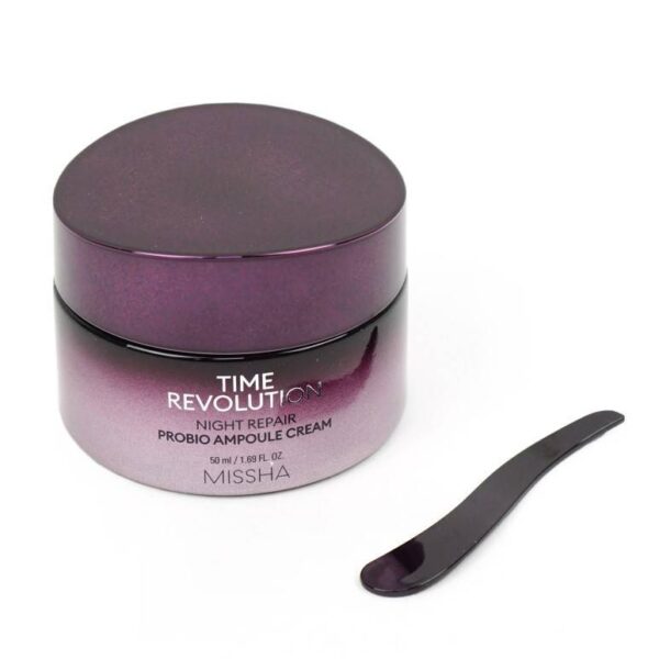 Missha Time Revolution Night Repair Probio Ampoule Cream - Image 3