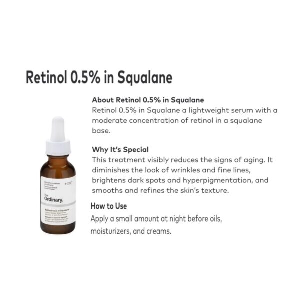 The Ordinary Retinol 0.5% in Squalane - Image 2